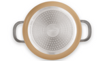 Jogo de Panelas Ceramic Life Brinox 4 peças Indução Life Coast Champanhe
