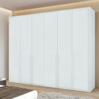 Roupeiro Imperatore Lopas  274cm 100% MDF 6 Portas Branco