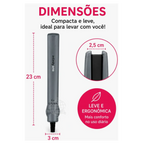 Prancha Gama Cerâmica Infinity One 220°C Cinza 220V