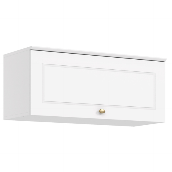 Armário Aéreo de Cozinha Americana Henn 100% MDF 1 Porta Basculante 80cm Branco HP