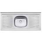 Pia de Apoio New Raggi Tramontina 120cm em Aço Inox