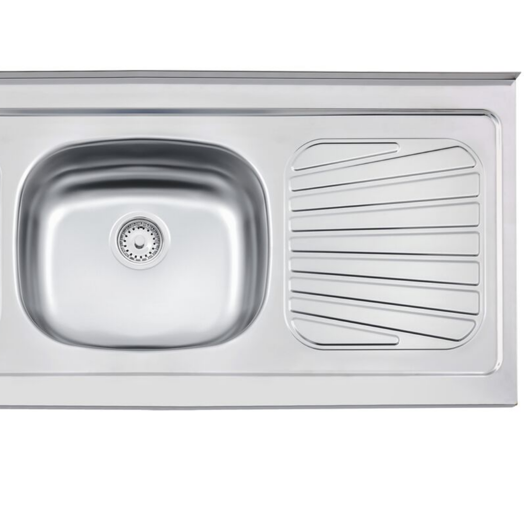Pia de Apoio New Raggi Tramontina 120cm em Aço Inox