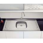Pia de Apoio New Raggi Tramontina 120cm em Aço Inox