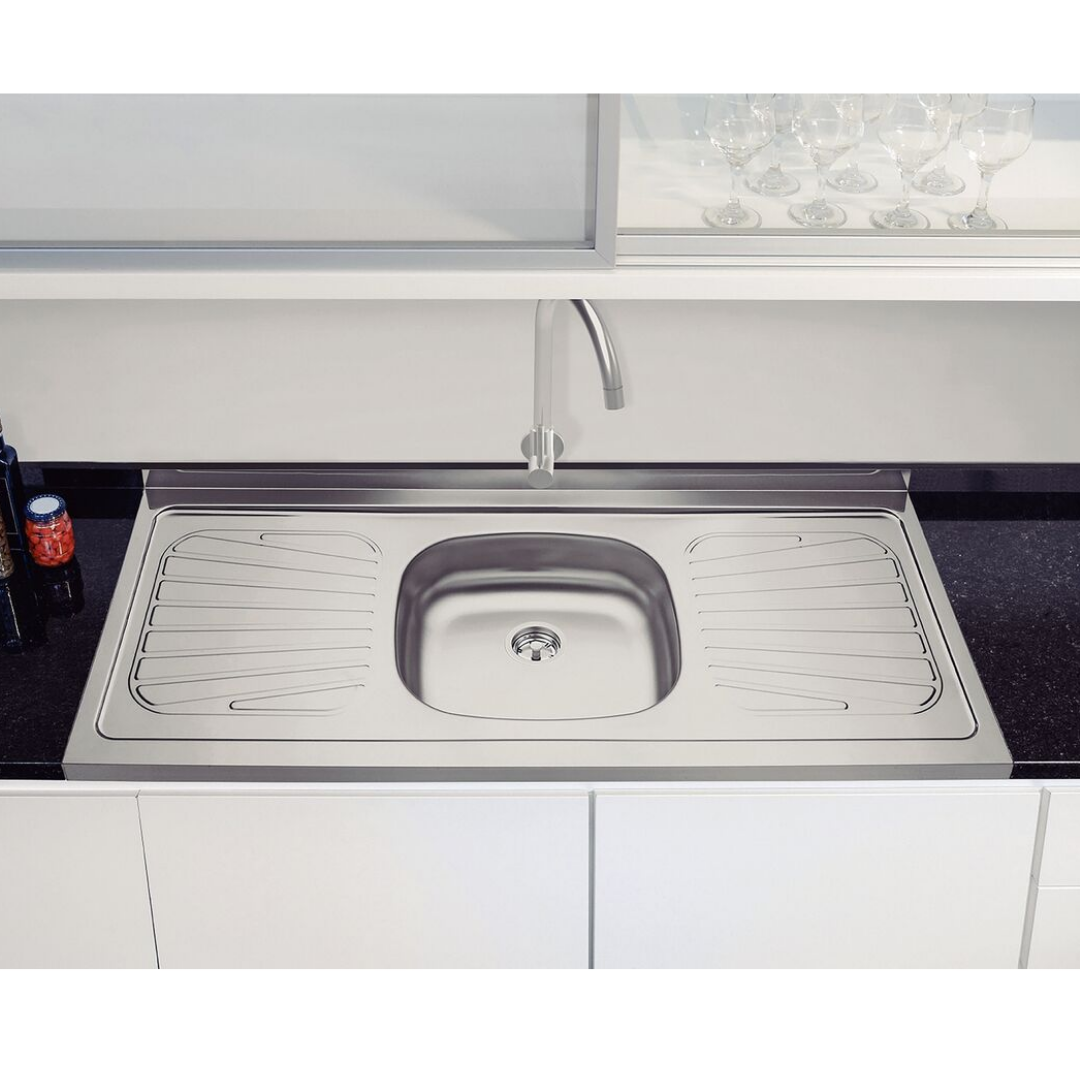 Pia de Apoio New Raggi Tramontina 120cm em Aço Inox