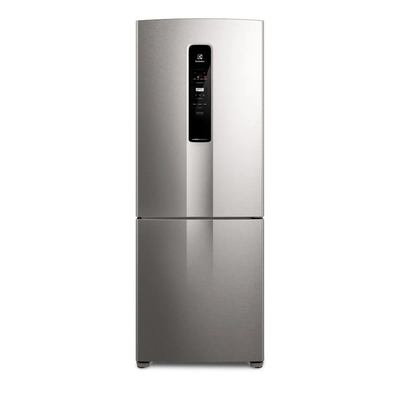 Refrigerador Electrolux 490L IB7S Inverter Duplex Efficient AutoSense Inverse Inox 220V