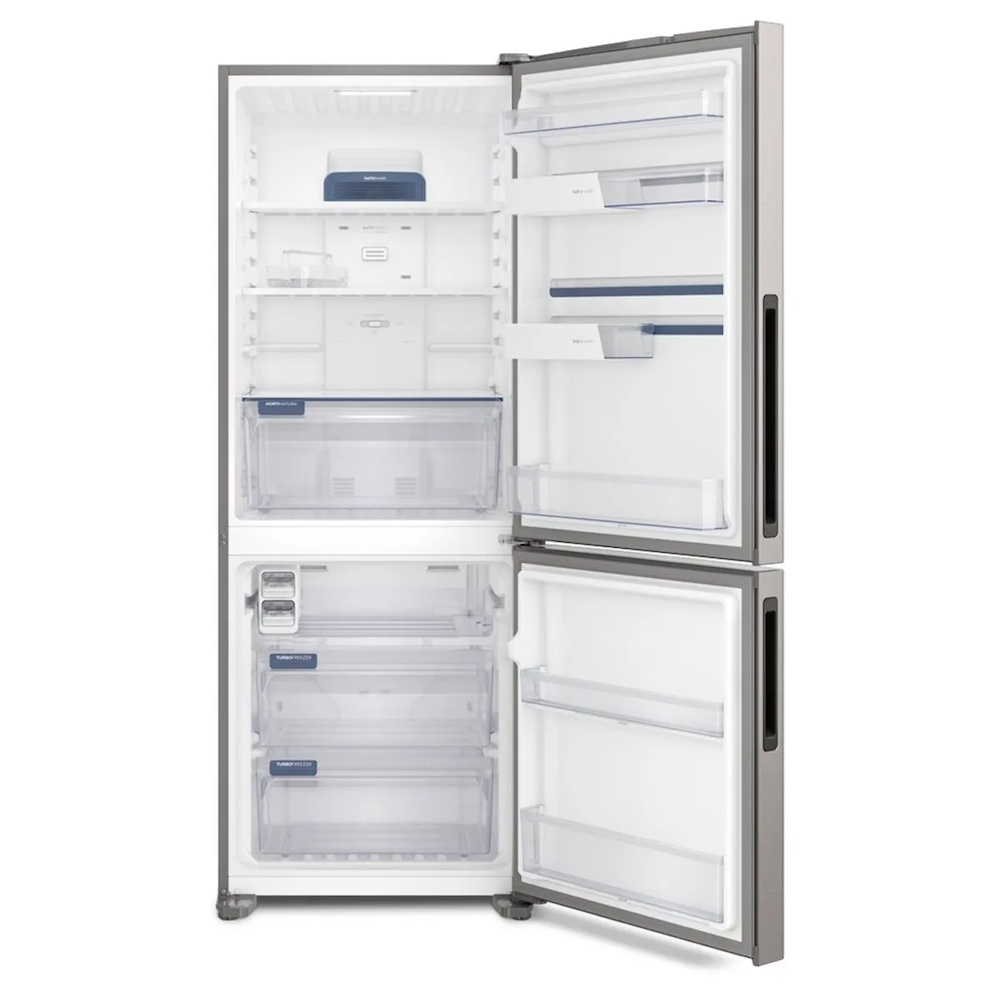 Refrigerador Electrolux 490L IB7S Inverter Duplex Efficient AutoSense Inverse Inox 220V
