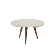 Mesa de Centro Slim Patrimar Redonda Off White