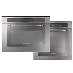 Kit Brastemp Gourmand de Embutir Forno Elétrico 67L+Micro-ondas 40L com Grill Inox 220V