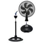 Ventilador de Coluna Britânia Mega Turbo 40 Six 3 Velocidades 40cm Preto 220V