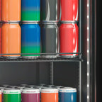 Refrigerador Expositor Vertical de Bebidas 228L Porta de Vidro Duplo GRV-23 LB PR Preto 220V
