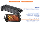Churrasqueira Elétrica Portátil Fischer 4513 Ranch Grill Preto 220V