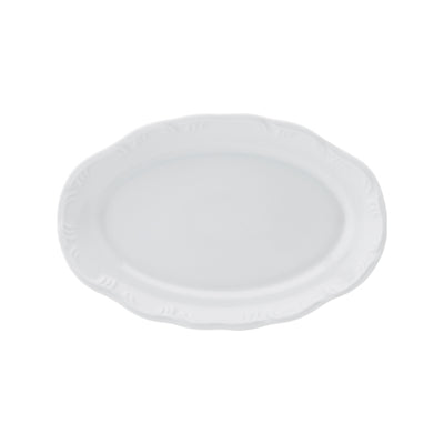 Travessa Rasa Schmidt Pomerode 28cm 1ª Linha Branco