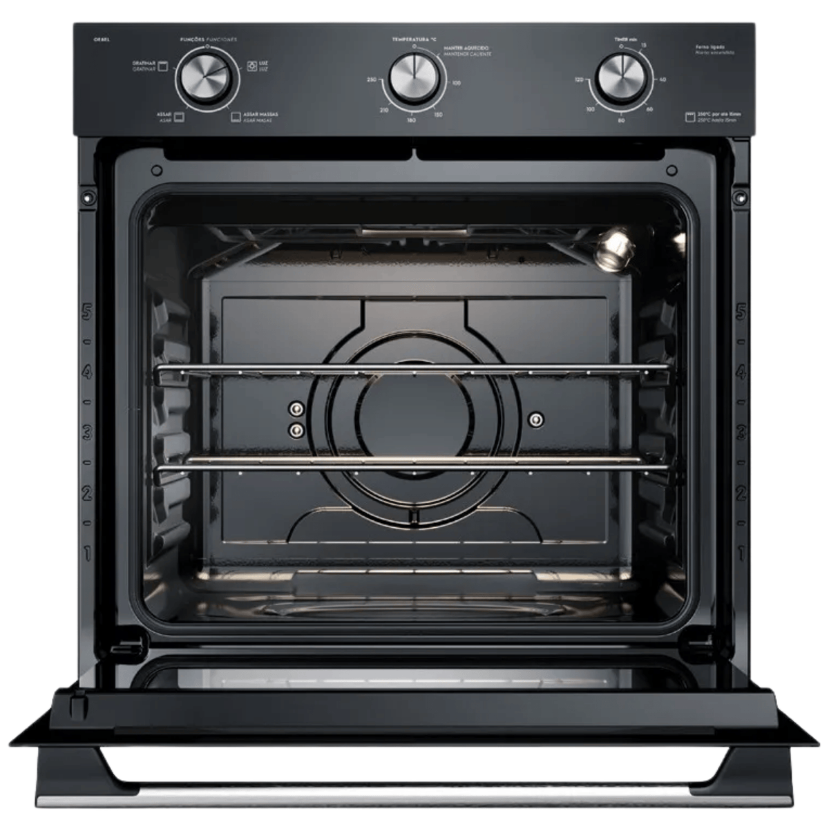 Kit Forno de Embutir Elétrico Electrolux 80L OE8EL + Micro-ondas de Embutir Continental 27L MC2EP 220V