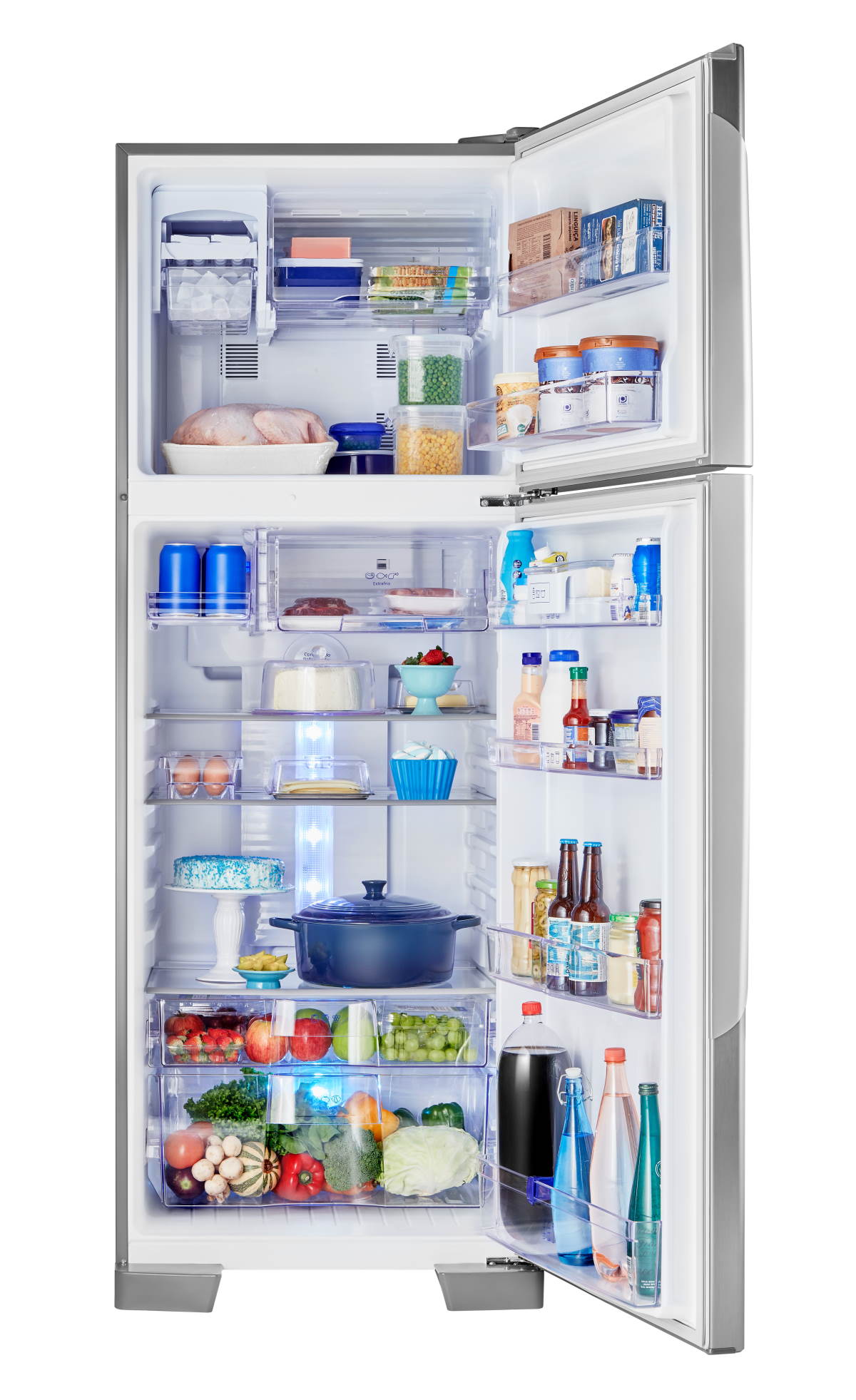 Refrigerador Panasonic 483L Duplex Tecnologia Inverter e Econavi Branco 220V