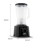 Liquidificador Arno 2L Power Mix 700W Preto 220V