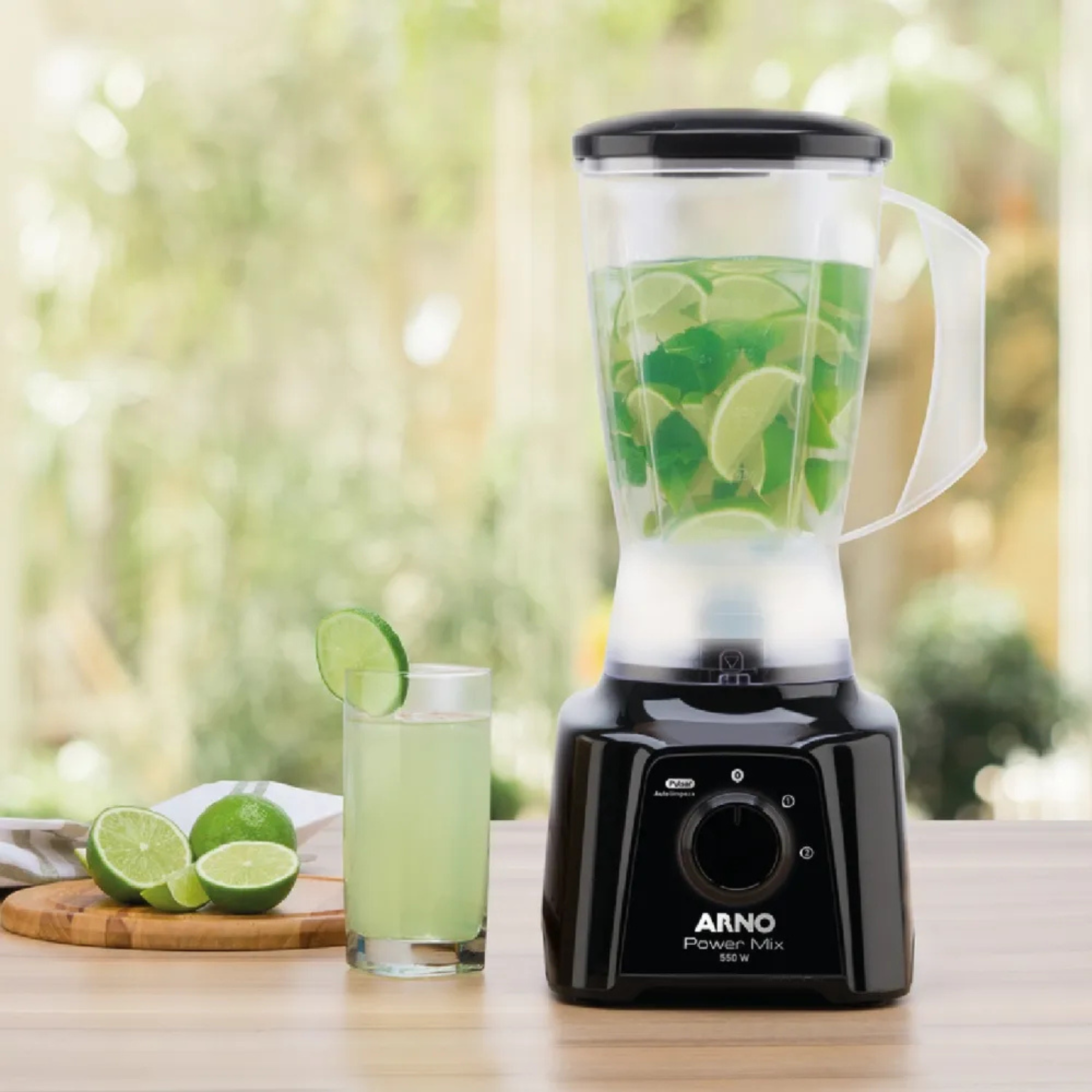 Liquidificador Arno 2L Power Mix 700W Preto 220V