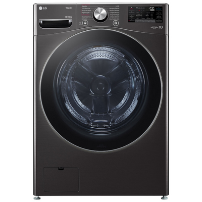 Lava e Seca LG 18Kg Inverter WD18BV2S6B AIDD Inteligência Artificial Preto 220V