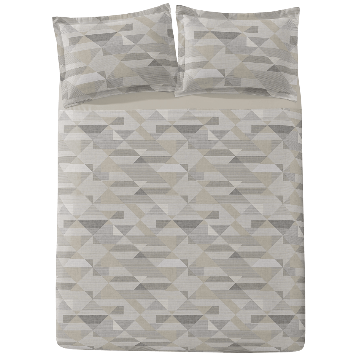 Jogo de Roupa de Cama Queen 4 Peças Hedrons Toque de Algodão Prisma