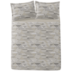 Jogo de Roupa de Cama Queen 4 Peças Hedrons Toque de Algodão Prisma