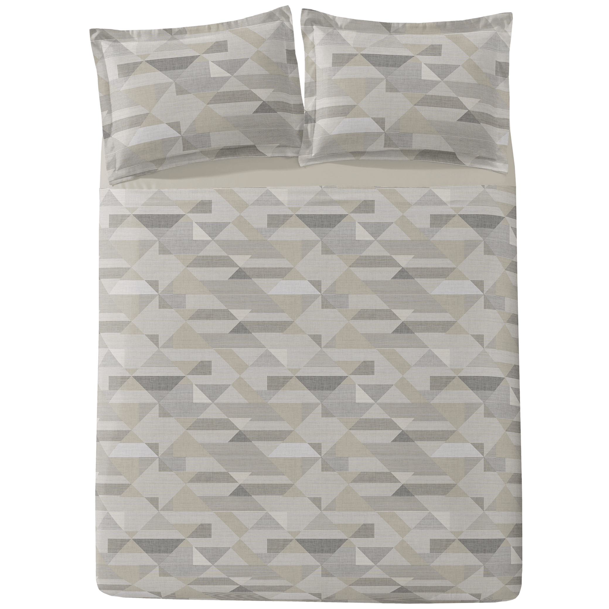 Jogo de Roupa de Cama Queen 4 Peças Hedrons Toque de Algodão Prisma