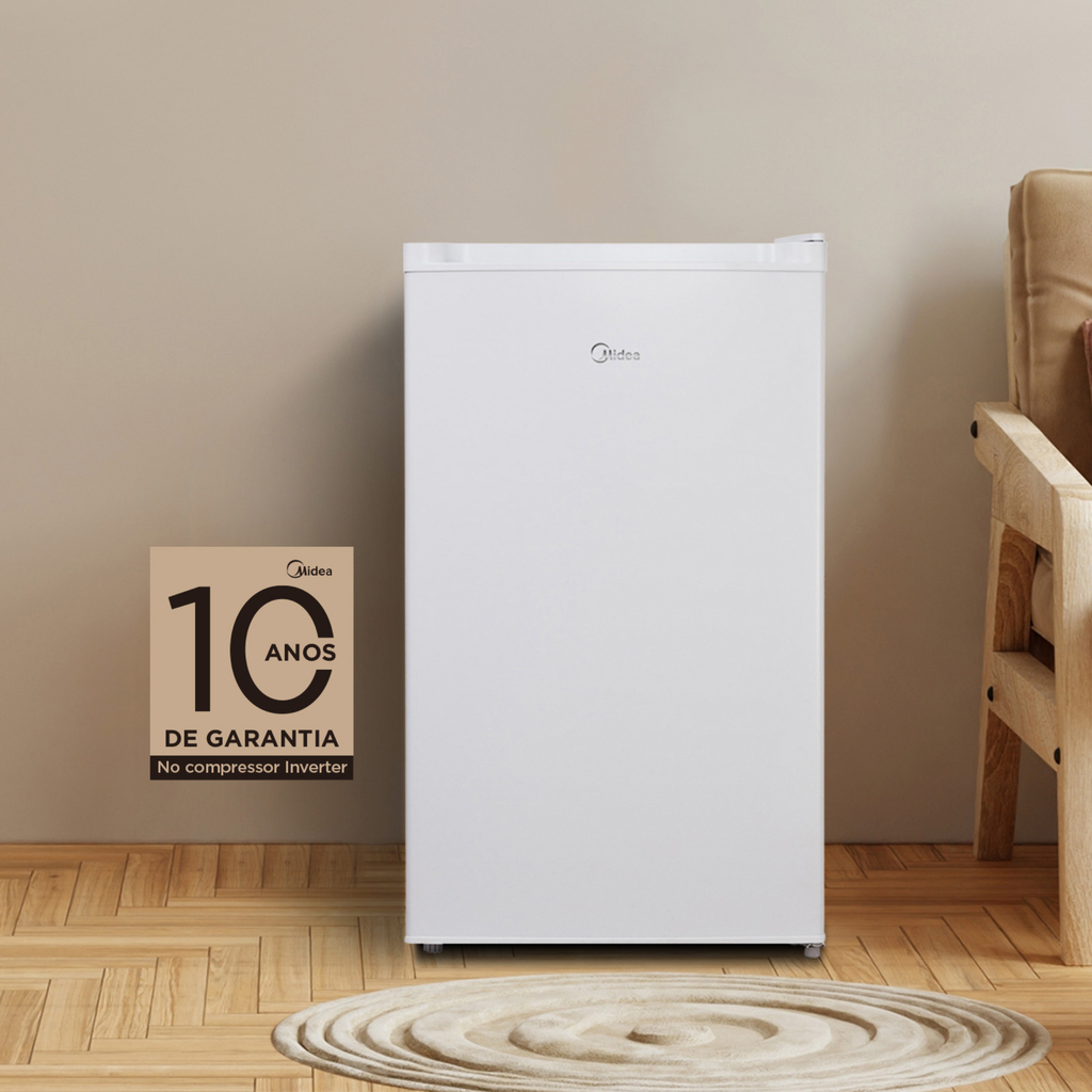 Frigobar Midea 124L MDRD181 Inverter Branco Bivolt