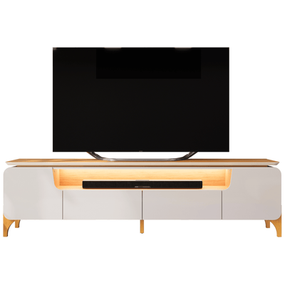 Rack Alicia para TV de até 75" DJ Móveis 224cm 100% MDF Bali e Cedro