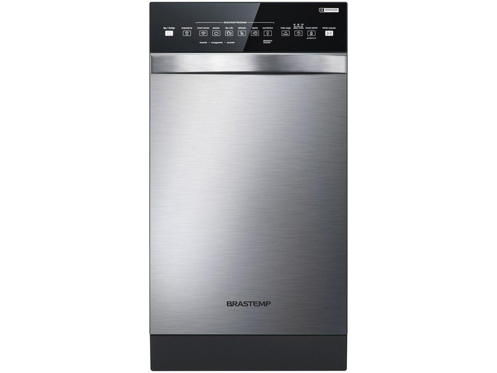Lava-Louças Brastemp 10 Serviços BLF10BR Função Smart Sensor Inox 220V