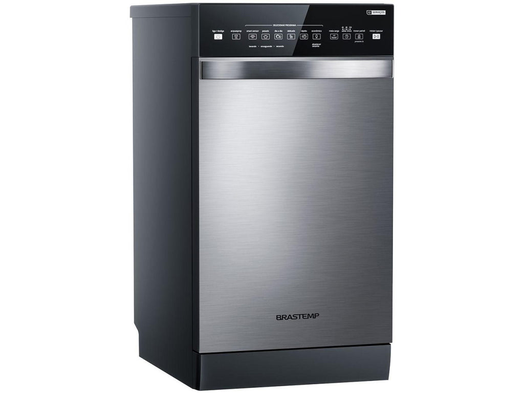 Lava-Louças Brastemp 10 Serviços BLF10BR Função Smart Sensor Inox 220V