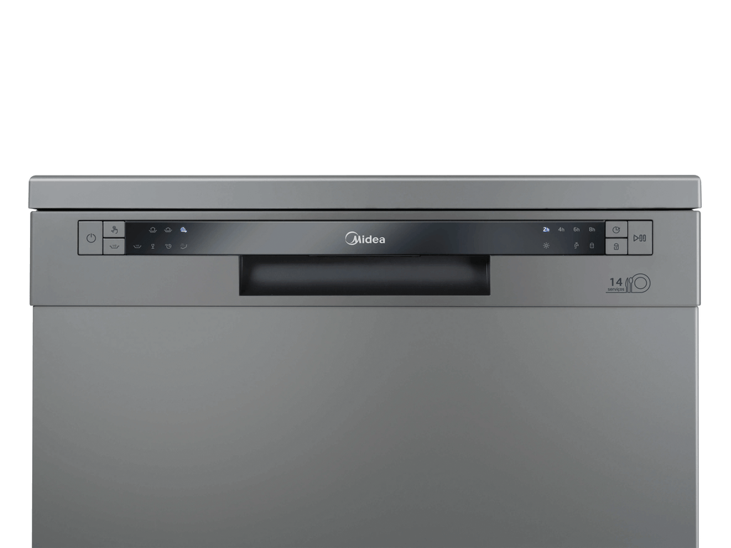 Lava-Louças Midea 14 Serviços DWA14S2 Programa Eco Cinza 220V