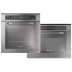 Kit Brastemp Gourmand de Embutir Forno Elétrico 67L+Micro-ondas 40L com Grill Inox 220V