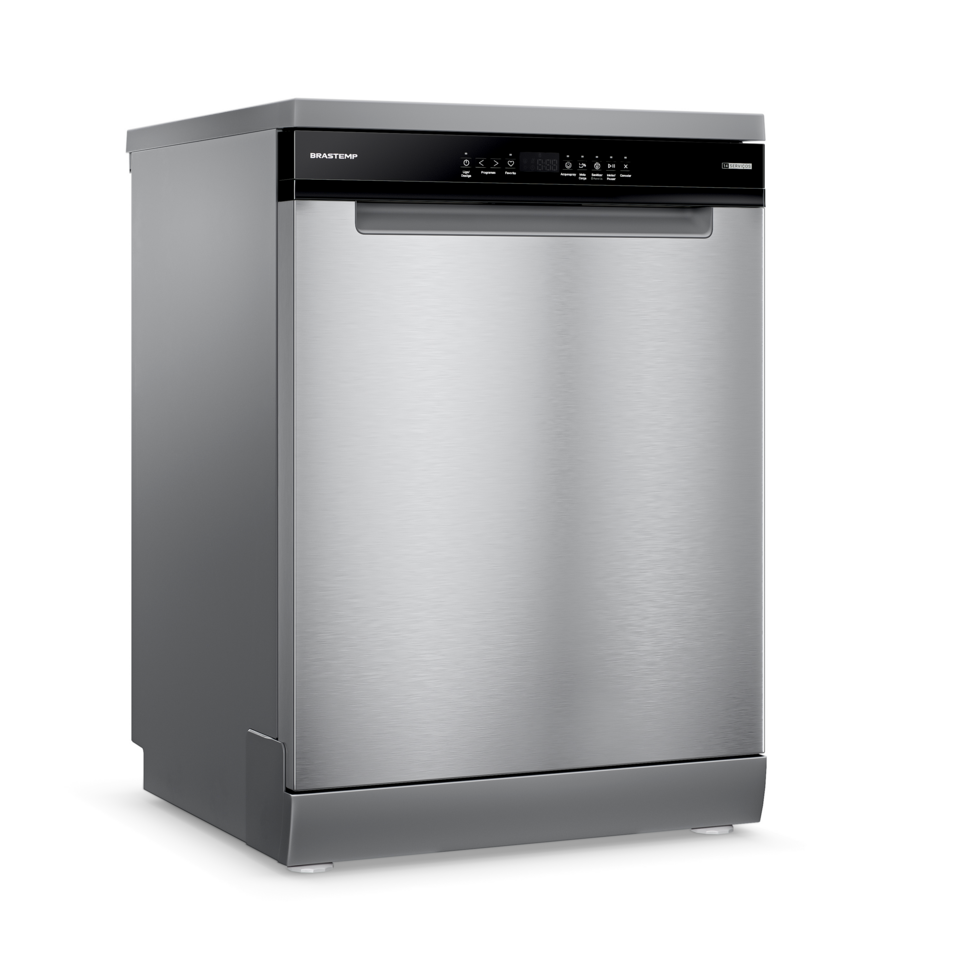 Lava-Louças Brastemp 14 Serviços Smart Sensor BLF60AR Inox 220V