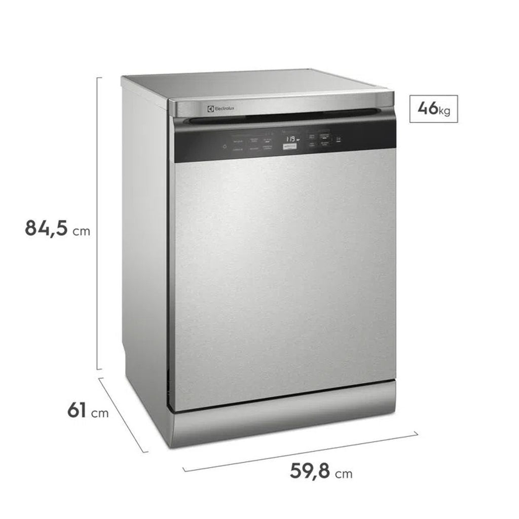 Lava-Louças Electrolux 14 Serviços com Função Higienizar LL14X Inox 220V