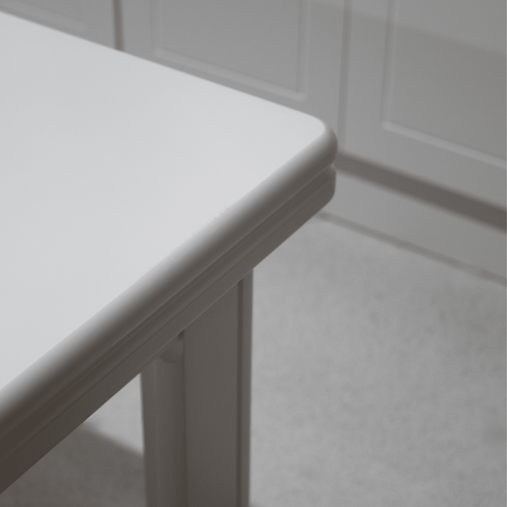 Mesa Retangular Milena Matte 120x80cm Madeira Branco