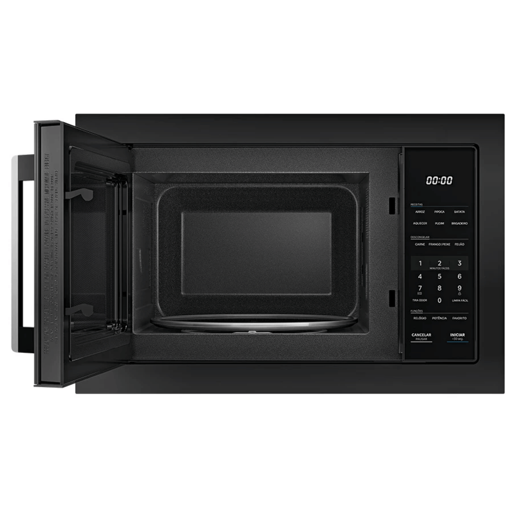 Kit Midea de Embutir Forno Elétrico 80L TSD80P2 + Micro-ondas 35L MGB35M2 Preto 220V