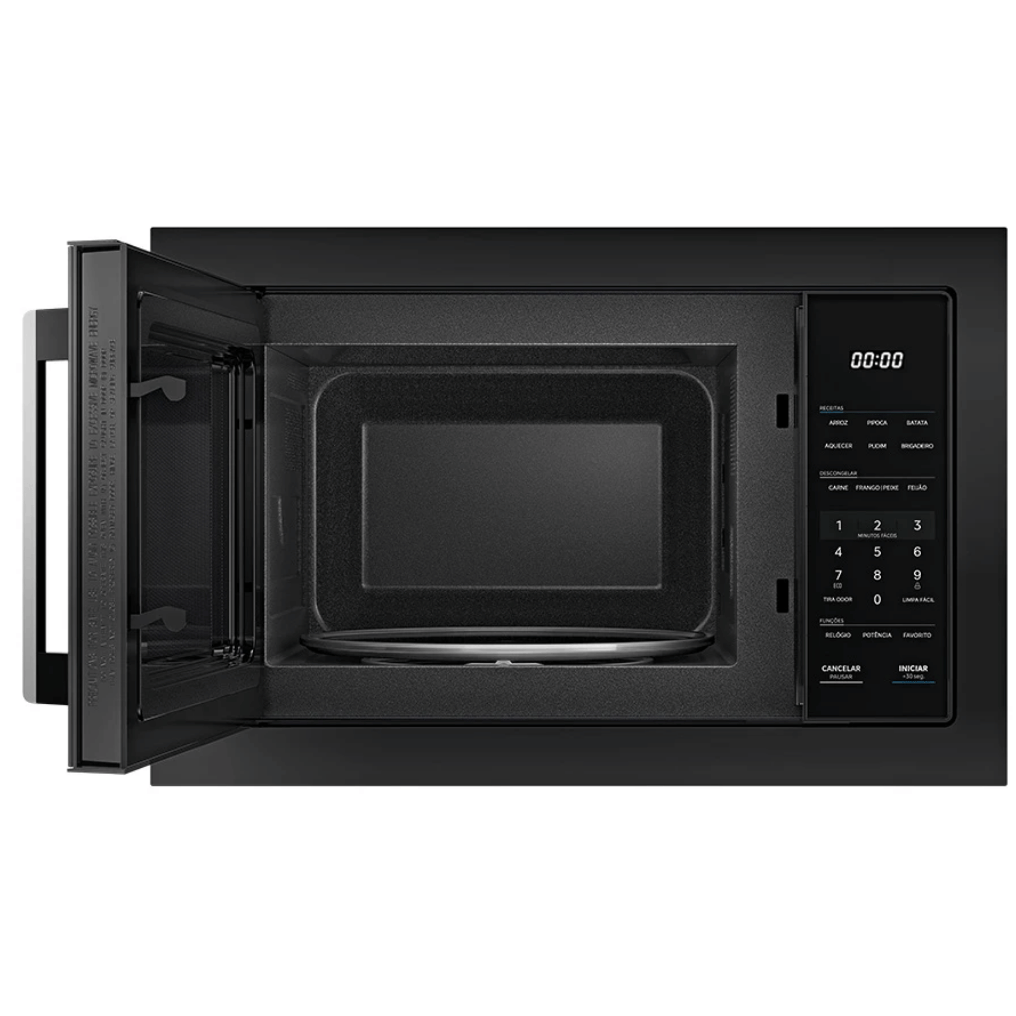 Kit Midea de Embutir Forno Elétrico 80L TSD80P2 + Micro-ondas 35L MGB35M2 Preto 220V