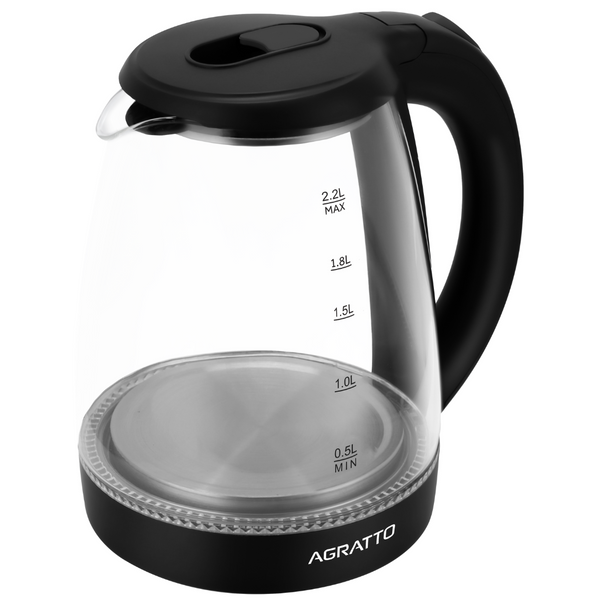 Chaleira Elétrica Agratto 2,2L Aroma ACEV01L02 Vidro 220V