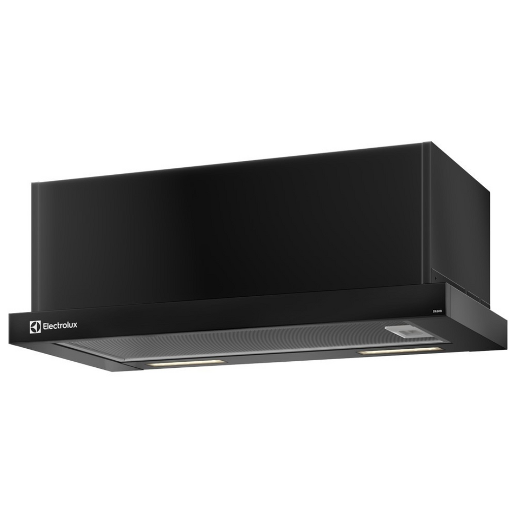 Depurador de Ar de Embutir Electrolux Efficient 60cm DE6RB Retrátil Preto 220V