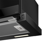 Depurador de Ar de Embutir Electrolux Efficient 60cm DE6RB Retrátil Preto 220V
