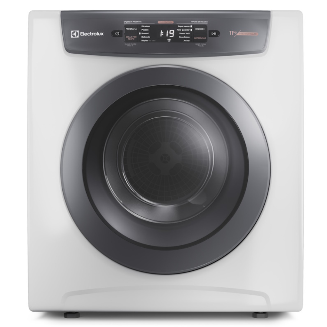 Conjunto Electrolux Lavadora de Roupas 18kg Efficient LEE18 + Secadora Piso e Parede 11kg SVB11 220V
