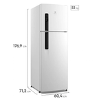 Refrigerador Electrolux 380L AutoSense Inverter Duplex Branco 220V