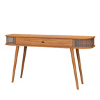 Aparador Retro TB341 Dalla Costa 140cm com Gaveta e Detalhe em Tela Freijó