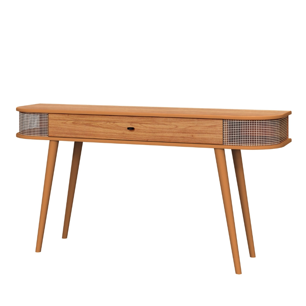 Aparador Retro TB341 Dalla Costa 140cm com Gaveta e Detalhe em Tela Freijó