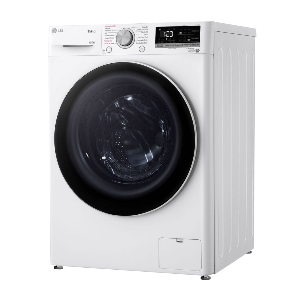 Lava e Seca LG 12KG VC4 AI DD Smart Branco 220V
