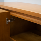 Balcão Buffet Dom Artsoli 135cm 3 Portas Castanho Claro