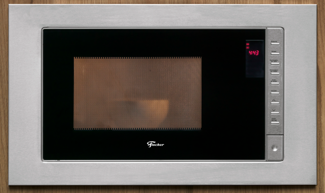 Micro-ondas de Embutir Fischer 25L Fit Line Inox 220V