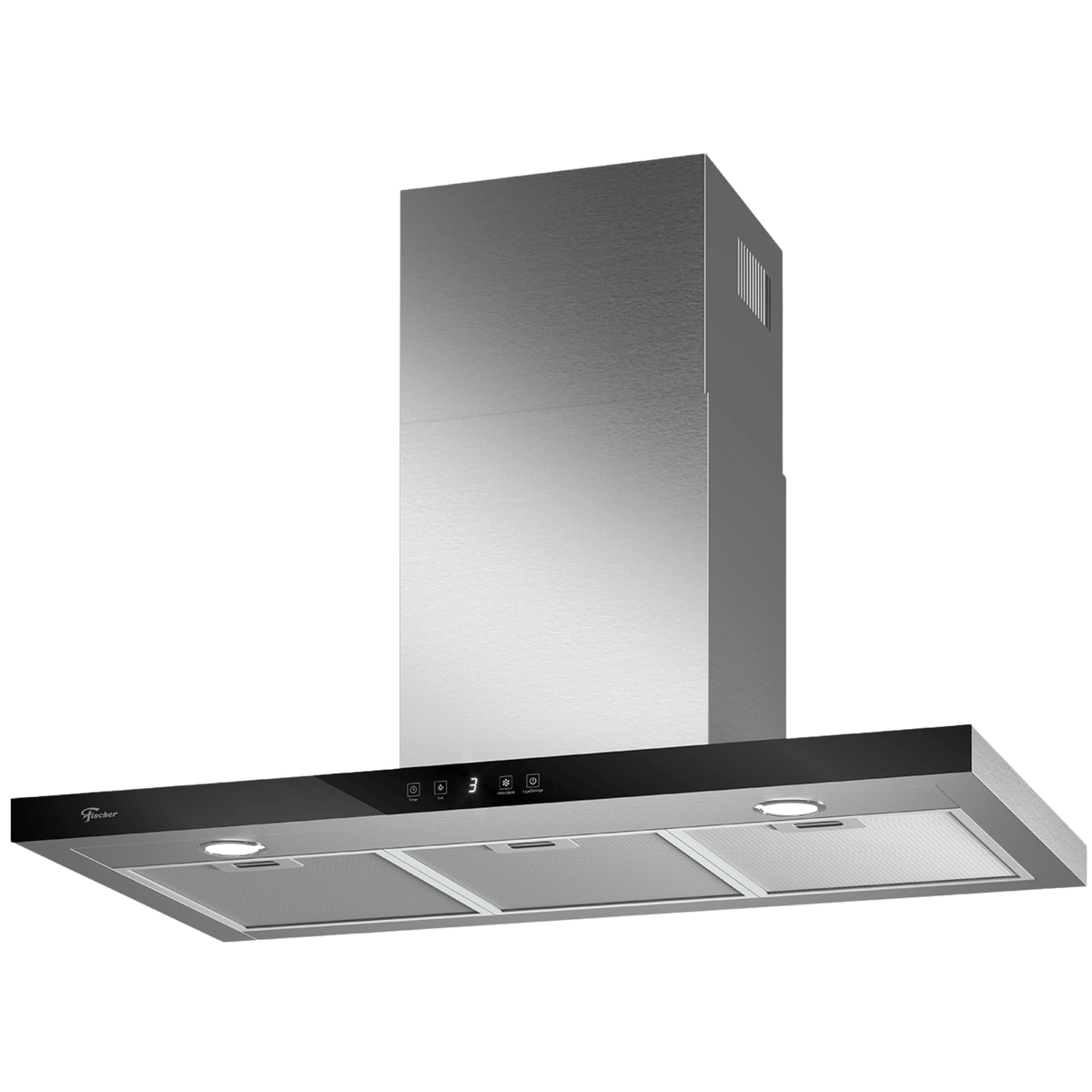 Coifa de Parede Fischer Infinity 90cm Controle por Gesto Inox 220V