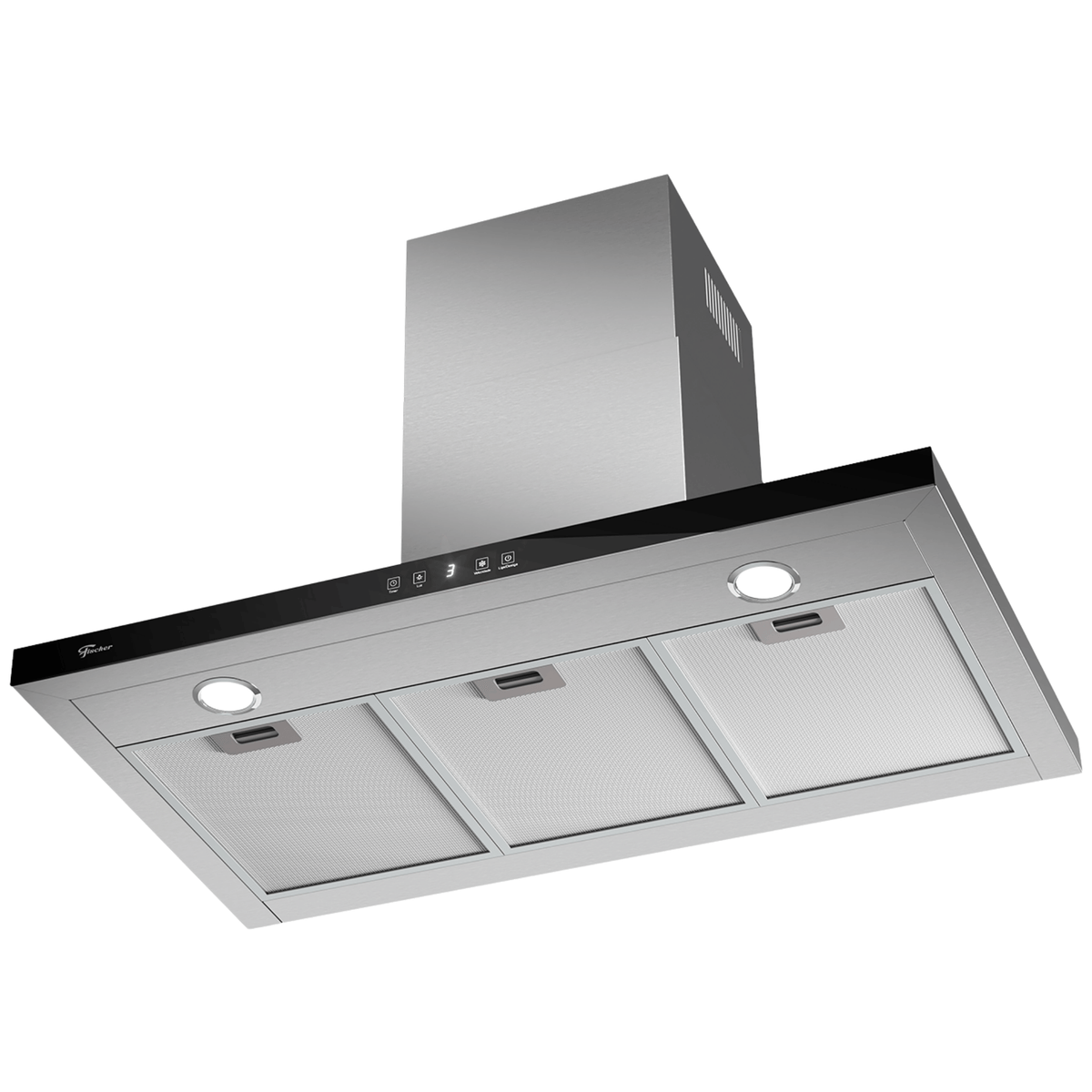 Coifa de Parede Fischer Infinity 90cm Controle por Gesto Inox 220V