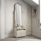 Toucador Magic New Patrimar 2 Gavetas com Espelho Off White