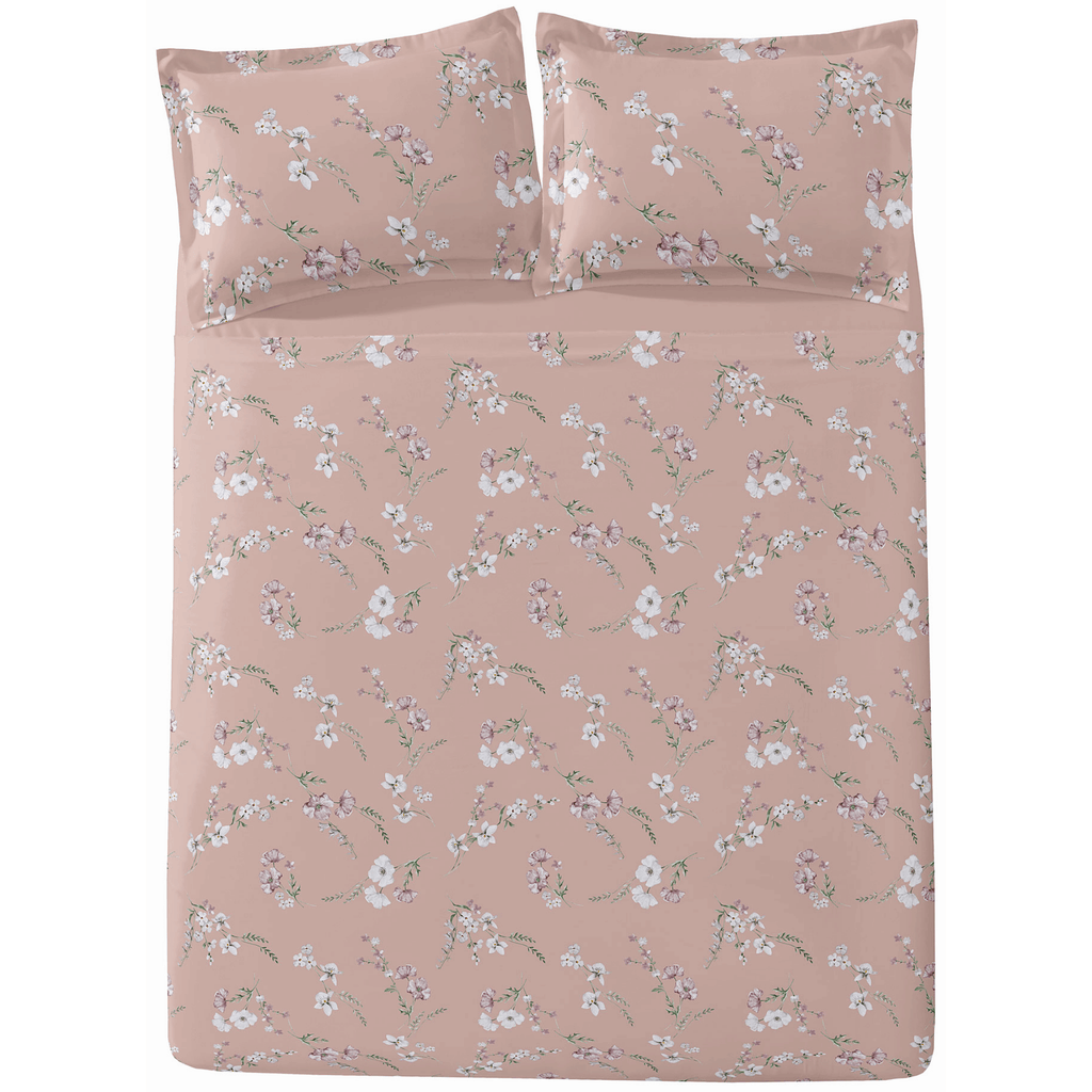 Jogo de Roupa de Cama Queen 4 Peças Hedrons Toque de Algodão Essenza