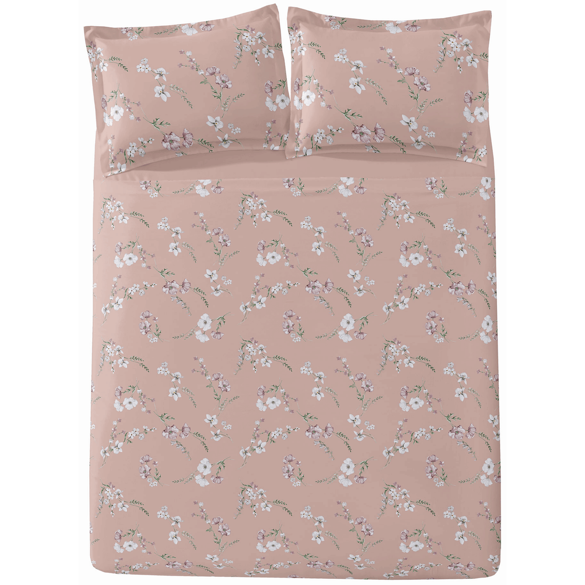 Jogo de Roupa de Cama Queen 4 Peças Hedrons Toque de Algodão Essenza